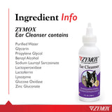 Pet King Brands ZYMOX Ear Solution with 0.5% Hydrocortisone and Ear Cleanser Bundle