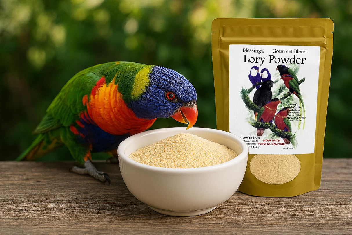 Blessings Gourmet Lory Powder Dry Lorikeet Food (2Lb)