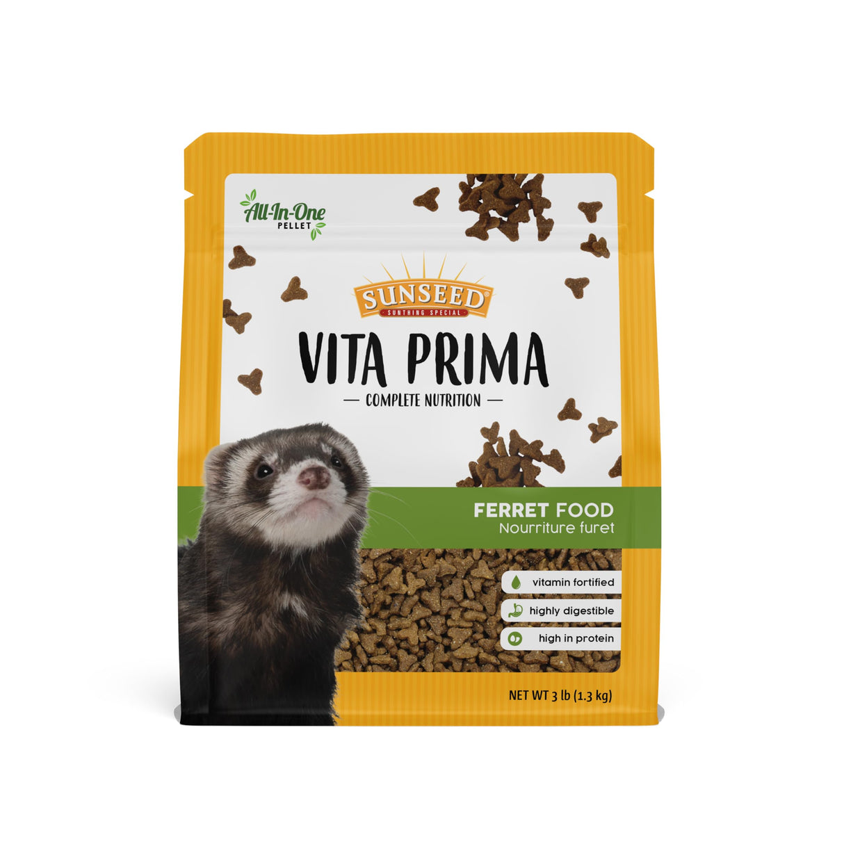 Sunseed Vita Prima Ferret Food - 3lbs