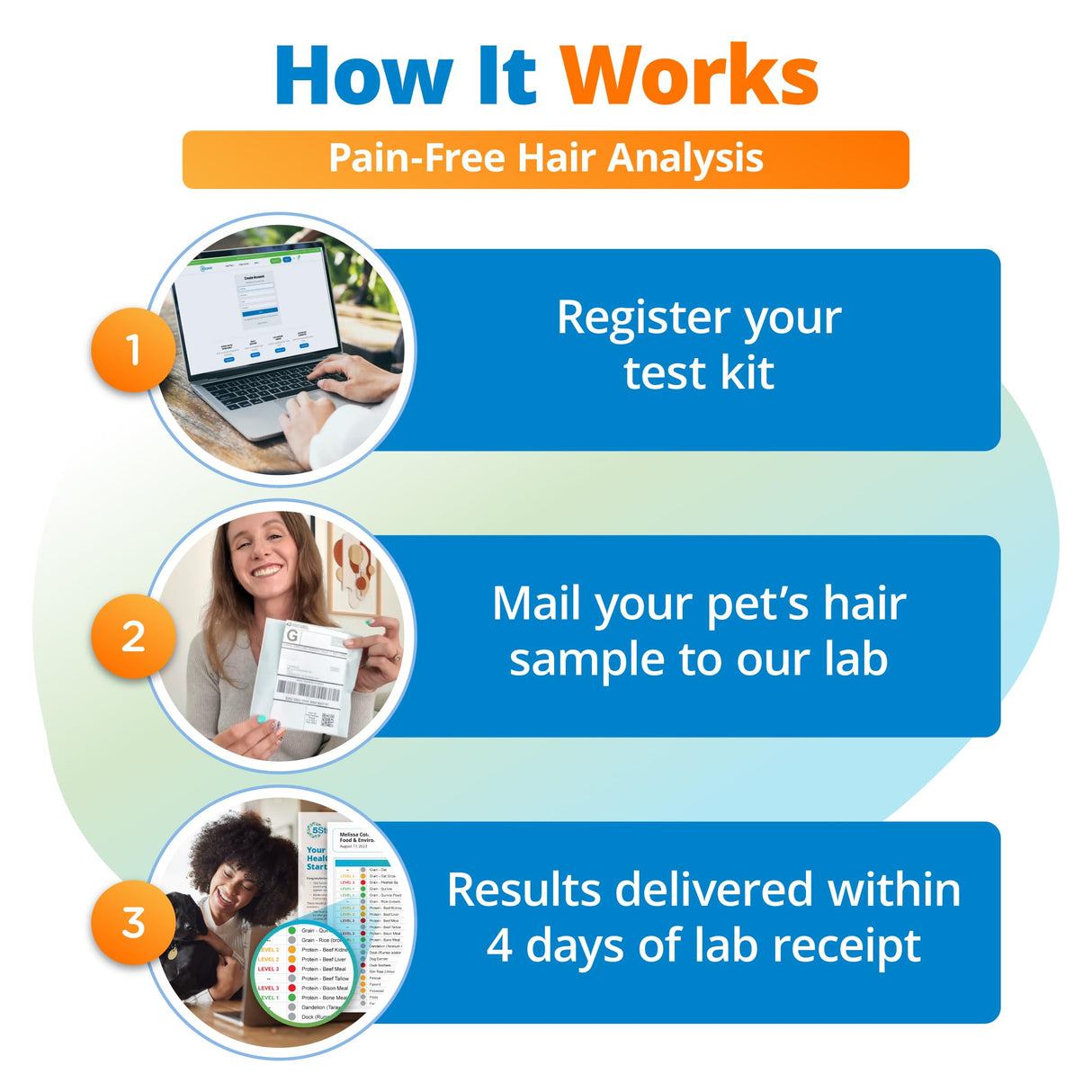 5Strands Pet Food Intolerance, Environmental & Heavy Metal Sensitivity, and Nutritional Imbalance Test, 1036 Items Tested, Cat & Dog Gut Health Test for All Breeds & Ages, Results in 4 Days