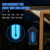 Klahaite 2 Pcs Replacement Bulb for Electric Outdoor Bug Zapper and Mosquito Zapper 15W Single U-Shaped Twin Tube Bulb