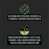 Purina Pro Plan Veterinary Supplements Multi Care Canine Chews for Dogs, with Omega 3, Supports Skin, Immune and Gut Health - 30ct Pouch