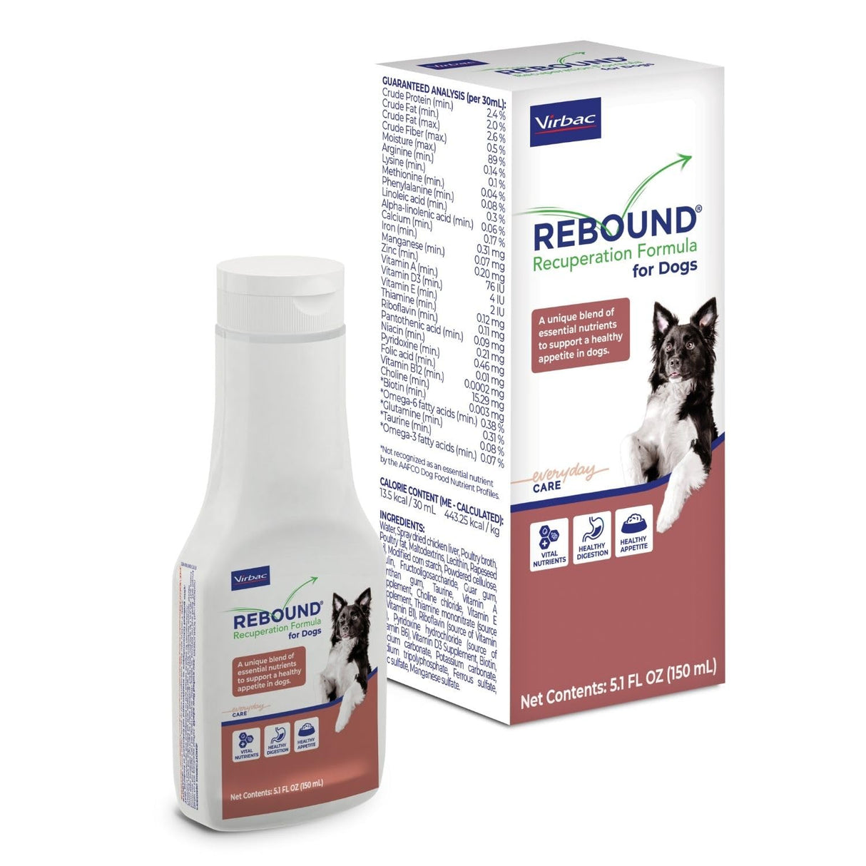 Virbac Rebound Recuperation Formula for Dogs - Promotes the restoration of healthy digestion, hydration, and nutrition
