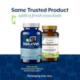 NaturVet Soreness Relief Senior Supplements for Dogs, Hickory Smoked Bacon Flavor, 60 Chewable Tablets