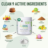 My Dog Sanctuary 14 in 1- Multivitamin for Dogs 120 Chews - Daily Support for Active & Aging Dogs Supplies/Vitamin A, D3, E, C, and B-Complex for Joint, Skin, Coat, Immune - Dog Multivitamin, Bacon