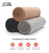 Waterproof Dog Blankets for Large Dogs Washable - Sherpa Dog Blanket for Bed, Pet Covers for Couches and Sofas, Cars 60x80