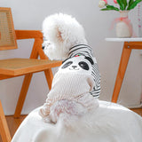 Dog Stylish Overalls Comfortable Puppy One Piece Outfits Winter Bib Overalls for Small Dogs Cute Pet Jumpsuit Onesie Chihuahua Yorkies Birthday Holiday Clothes Costume