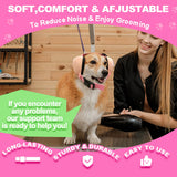 PROHEAR Dog Ear Muffs Noise Protection for Firework, Adjust Dog Noise Cancelling Headphones for Winter Outoor, Small, NRR 28 (S, Pink)