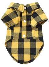 Harbyel Dog Shirts Plaid Dog Shirt Dog Clothes for Small Medium Large Dogs Owner and Pet Shirts are Sold Separately