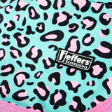 Jeffers Expression Dog Coat Waterproof Ripstop Winter Jacket 16" – 240g Insulated Blanket, Adjustable Belly & Chest Straps, Reflective Strips, Small to Large Breeds, Outdoor & Travel - Party Cheetah