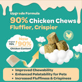 NATURE TARGET Dog Allergy Relief Freeze Dried Chews, with Probiotics, Colostrum for Immune Health, Anti Itch & Seasonal Allergies & Scratching, Omega 3 for Skin & Coat Health, Pawlicking, Hot Spots