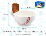MAX'IS Creations The Mug with a Glove, Baseball Mug Coach Gifts Novelty Funny Coffee Mug Kids Christmas Sports Baseball Gifts for Boys 8-12 12-14 Men Baseball Mom Gifts, Baseball Accessories, 16oz