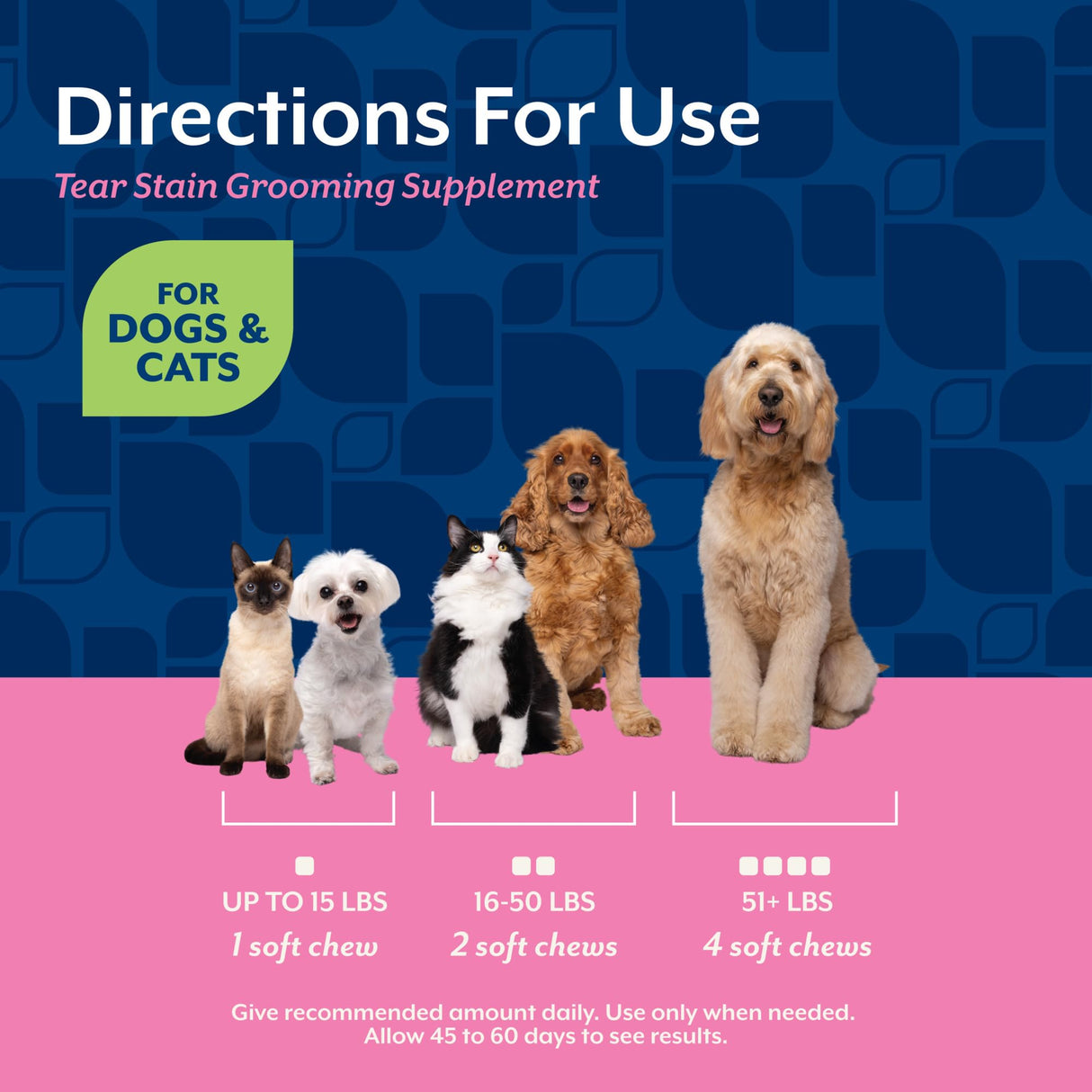 NaturVet – Tear Stain Plus Lutein – Eliminates Unsightly Tear Stains – Enhanced with Cranberry Extract, Marshmallow Root & Oregon Grape Root – for Dogs & Cats – 70 Soft Chews