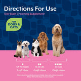 NaturVet – Tear Stain Plus Lutein – Eliminates Unsightly Tear Stains – Enhanced with Cranberry Extract, Marshmallow Root & Oregon Grape Root – for Dogs & Cats – 70 Soft Chews