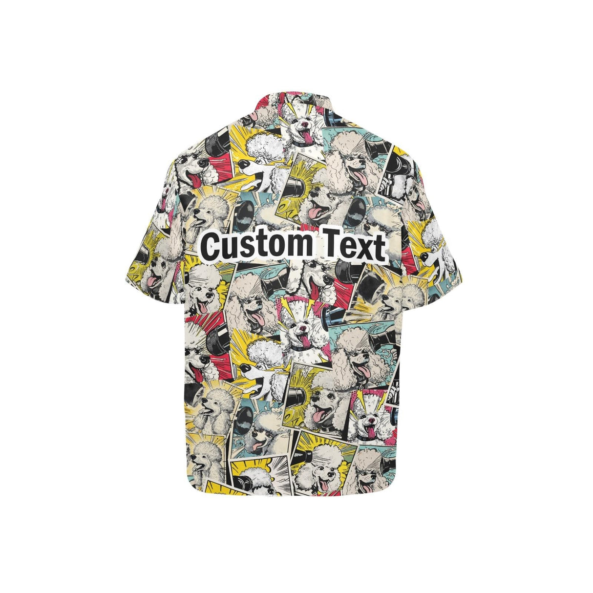 COWSROCK Custom Dog Grooming Smock with Cute Puppy Print – Waterproof, Hair-Resistant Jacket with Logo and Name, Full-Zip Uniform with Pockets for Groomers, Vets, and Pet Salons