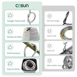 GARDEN Cesun 10 Feet Metal Garden Hose Lightweight Portable DURABLE Cool to The Touch