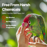 Aloe Vera Bird Spray for Birds - Bird Safe Moisturizing Mist Skin Soothing & Hydrating Mist Conditions Feathers, Gentle for Daily Use - Birds Fine-Mist Application Odor-Free Pure Cold-Pressed Aloe