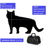 MuchL Pet Carrier Soft-Sided Carriers for Cat Carriers Dog Carrier for Small Medium Cats Dogs Puppies Pet Carrier Airline Approved Cat Dog Pet Travel Carrier (Medium,Black)