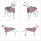 Premium Yoga-Fabric Dog T-Shirt – Breathable, Stretchy, Anti-Shedding Pet Clothes for All Seasons, Small to Large Dogs Dusty Pink 3XL