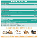 NATURE TARGET Dog Allergy Relief Freeze Dried Chews, with Probiotics, Colostrum for Immune Health, Anti Itch & Seasonal Allergies & Scratching, Omega 3 for Skin & Coat Health, Pawlicking, Hot Spots