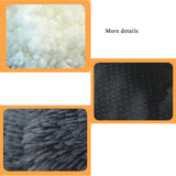 Dog Bed Plush Faux Fur Calming Pet Bed Washable Dog Crate Mat Anti Anxiety Self-Warming Dog Mats Cat Pad with Anti-Slip Backing for Large Small Medium Pet-20x15inch-Light Brown