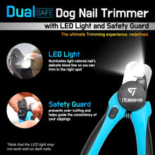 Load image into Gallery viewer, iToleeve LED Dog Nail Clipper with Light, Illuminates Nails or Bloodline for Safe and Easy Trimmers, Extra Sharp for Thick Nails, Quick Sensor, Avoid Over Cutting Toenail, for Cats &amp; Dogs
