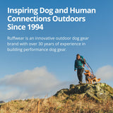 Ruffwear, Climate Changer Fleece Dog Jacket, Sleeved Silhouette for Core Heat, Quick‑Dry Fleece, Full‑Length Zip, Front & Back Leash Portals, Reflective Trim, Basalt Gray, X-Large