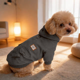 Floofelove Parka Dog Jackets for Small Dogs Clothes for 6 to 9lbs - Windproof Small Dog Winter Fleece Lining Coat Dog Coats for Small Dogs