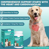 Yakucho Young Heart for Dogs, lvermect Tablets for Dog – Hawthorn Prevention for Dogs, Heart Health, Circulatory & Cardiovascular System – 7.5 mg