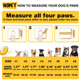 Hcpet Dog Shoes for Large Dogs, Breathable Dog Booties for Small Medium Dogs, Anti-Slip Dog Boots & Paw Protectors for Hot Pavement Winter Snow Hiking with Reflective Straps Blue Size 3