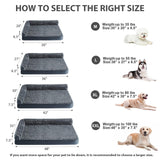BFPETHOME Orthopedic Dog Beds for Large Dogs-Waterproof Sofa Dog Bed with Removable Washable Cover, Large Pet Bed with Waterproof Lining and Nonskid Bottom, Pet Bed for Dogs