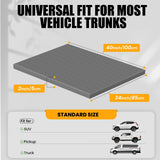 ESCRODOI Car Dog Bed for Trunk, Non-Slip SUV Cargo Liner for Dogs, Travel Pet Mat Cushion with Supportive Foam, Removable Cover for Easy Cleaning, Suitable for SUV&Truck