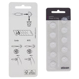 Genuine Oticon Hearing Aid Domes Minifit Power 12mm (0.47 inches - XLarge), Oticon Branded OEM Denmark Replacements, Authentic Accessories for Optimal Performance -3 Pack/30 Domes Total
