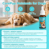 2pack Liquid Melatonin for Dogs,Dog Sleep Aid–Anxiety Relief for Dogs, Stress, Calming, Relaxation & Sleep Support,Dog Melatonin 2Pack 2oz (60ml)