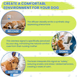 Yingsu Dog Calming Diffuser, 4 in 1 Puppy Pheromones Calming Diffuser, Relaxing Pheromone for Dogs Relief Stress Anxiety Reduce Aggression Barking, Help Train Dog to Pee, 2 Diffuser 2 Refill(48ml)