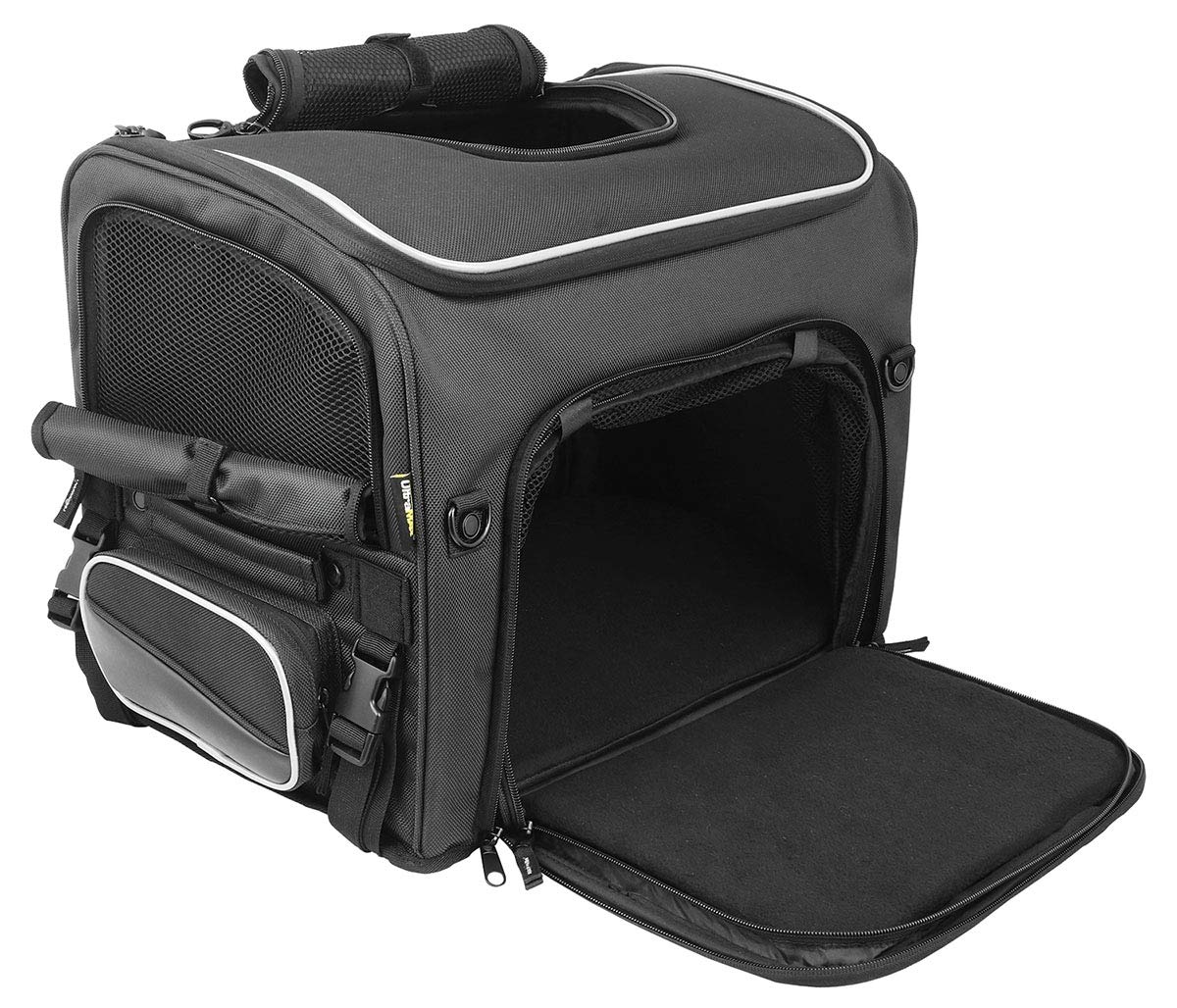 Nelson-Rigg Route 1 Rover Pet Carrier: Weather Resistant, Portable, and Secure Motorcycle pet Carrier/Crate; Fits Harley Davidson, Indian, Yamaha & Suzuki Motorcycles