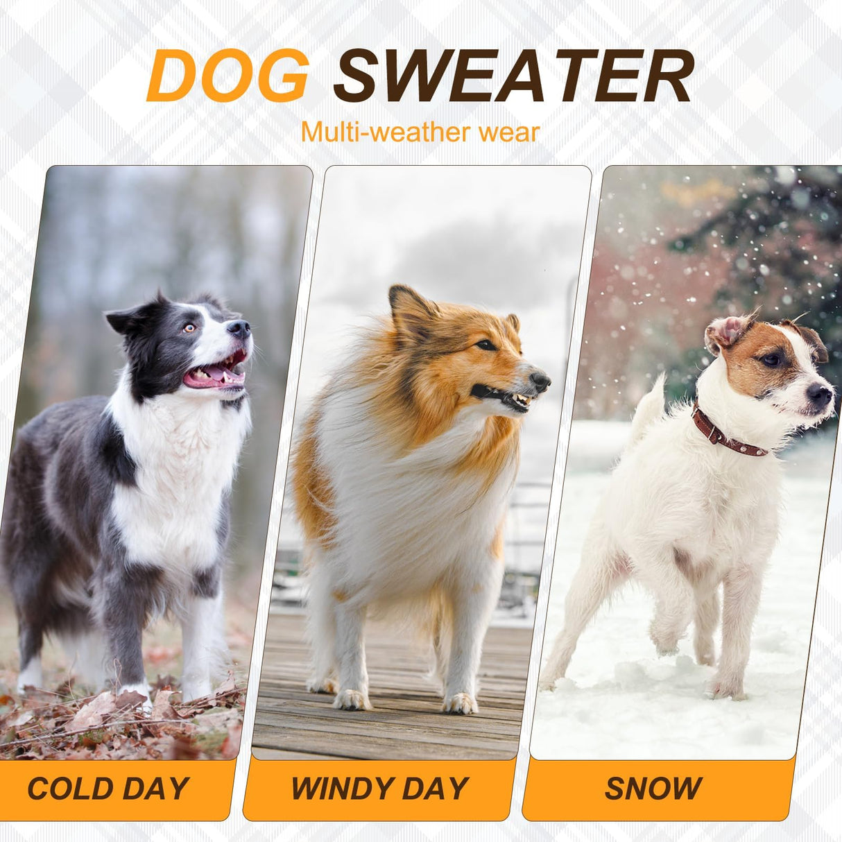 BEAUTYZOO Fall Sweater - Small Dog Sweaters for Girls & Boys, Turtleneck Knitwear in Cold Weather, Maple Leaf Cable Knit Puppy Pullover, Pet Apparel (Khaki, M)