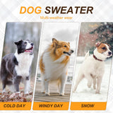 BEAUTYZOO Fall Sweater - Small Dog Sweaters for Girls & Boys, Turtleneck Knitwear in Cold Weather, Maple Leaf Cable Knit Puppy Pullover, Pet Apparel (Khaki, M)