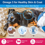 NATURE TARGET Dog Vitamins Powder, Probiotics & Digestive Enzymes for Gut Health, Glucosamine & Chondroitin & Omega 3, Complete Supplement for Homemade Dog Food, Joint & Skin & Immune Support