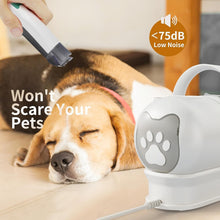 Load image into Gallery viewer, 8VR Dog Grooming Kit, Pet Grooming Vacuum with Pet Clipper Nail Grinder, Dog Hair Vacuum with 6 Pet Grooming Tools for Dogs Cats Shedding Grooming
