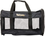 Petmate Soft-Sided Kennel Cab Pet Carrier,Black,Up to 10lbs, 17 X 10 X 10 (21329)