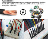 40pcs 20 cm (8 inch) Female to Female Multicolored Dupont Wire Breadboard Jumper Ribbon Cables Compatible with Arduino Projects(F/F)