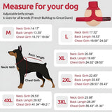 ASENKU Warm Dog Coat, Waterproof Dog Jackets for Large Dogs with Reflective Fleece Vest Turtleneck with Button,Windproof Cold Weather Coats for Small Medium Large Dogs, Red, 3XL