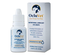 Load image into Gallery viewer, OcluVet Eye Drops for Pets | Clinically Studied Antioxidants for Pets with Cataracts | Made in The USA | Includes 2% N-Acetyl-L-Carnosine (NAC) | 16mL
