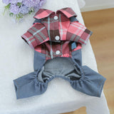 Dog Cute Cartoon Jumpsuit for Small Dogs Winter Puppy Four-Legged Clothes Pet Soft Comfortable Shirt Sweater One-Piece Outfit Chihuahua Dachshund Daily Holiday Overalls Costume