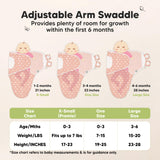 KeaBabies 3-Pack Swaddles for Newborns, Girls, Boys with Hats - Organic Soft Baby Sleep Sacks, Breathable Baby Swaddle 3-6 Months Beanies Set, Premie Infant Sleep Sack 0-3 Months (Butterflies)