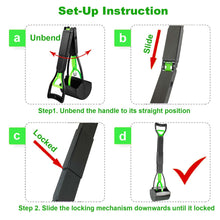 Load image into Gallery viewer, WOILIFE 32" Pooper Scooper for Large Small Dogs Heavy Duty, Long Handle Poop Scoop for Yard, Grass, Gravel, Dog Poop Grabber with High Strength Material and Durable Spring
