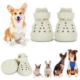 Dog Shoes for Medium Large Size, Breathable Dog Shoe for Hot Pavement, Dog Booties and Paw Protectors, Non-Slip Waterproof Dog Sandals Boots with Reflective for Rain, Summer, Hiking, Snow (Size 9)