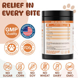 Glucosamine for Dogs Hip and Joint Supplement 200 PCS Glucosamine Chondroitin MSM for Dogs Hip & Joint Pain Relief Mobility Support for All Small Medium Large Breeds Chicken Flavor