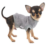 LOPHIPETS Lightweight Dog Sweaters for Puppy Small Dogs Puppy Chihuahua Yorkie Clothes-Gray/XXS
